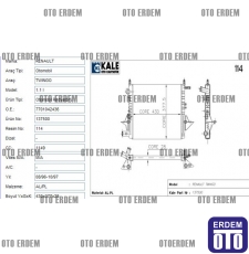 Renault Twingo Motor Su Radyatörü 2 Sıra 7701045212 7701045212