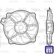 Scenic 3 Fan Motoru Valeo 214810898R 214810898R