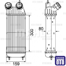 Scudo Turbo Radyatörü Mahle 1498987080 1498987080