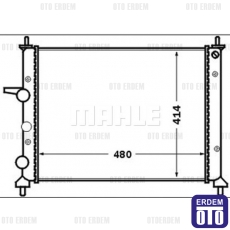 Bravo Motor Su Radyatörü Mahle 71736182 - 2