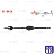 Dacia Duster Aks Sağ Ön Komple 1.0 Tce 2019 DC-8008