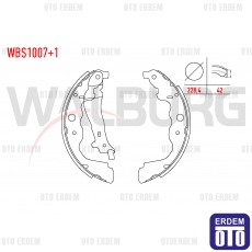 Dacia Duster Sandero Fren Pabucu Balata Arka WBS1007+1 - 2