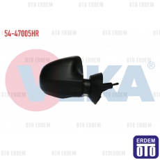 Dacia Logan 2 Duster Dış Dikiz Aynası Sağ Mekanik Yuvarlak Ayak 2008-2018 54-47005HR - 2