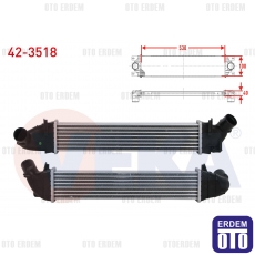 Dacia Logan Turbo Radyatörü (İntercooler) 1.5 Dcı 2006-2008 42-3518 - 2