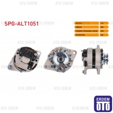 Fiat 131 Alternatör 12V 55A Tek Kasnak SPG-ALT1051