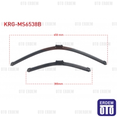 Fiat 500L Silecek Seti Ön 650-380 mm KRG-MS6538B