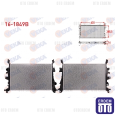 Fiat 500X Su Radyatörü Brazing 1.3 Mjt 2014 16-1849B - 2