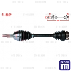 Fiat Doblo Aks Sağ Ön Komple 1.3 Mjt 2001-2010 FI-8009