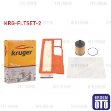 Fiat Doblo Albea Linea Fiorino Bakım Filtresi 2001-2010 KRG-FLTSET-2