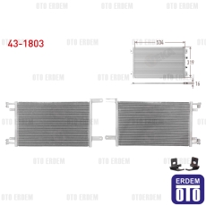 Fiat Doblo Klima Radyatörü 1.9 D 2001-2010 43-1803