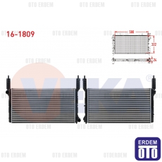 Fiat Doblo Su Radyatörü 1.2i 2001-2010 16-1809 - 2