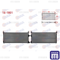 Fiat Doblo Su Radyatörü Mekanik 1.3 Mjt 2001-2010 16-1801 - 2