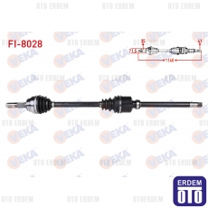 Fiat Ducato Aks Sağ Ön Komple 2.3 Mjt 2006-2014 FI-8028 - 2