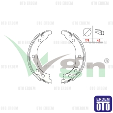 Fiat Ducato El Fren Balatası 170x42 Mm 2.8 JTD 2.5 D 2002-2006 WGNBS-FI011