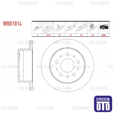 Fiat Ducato Fren Diski Arka 2002-2006 WBD1014