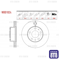 Fiat Ducato Fren Diski Ön 2006-2014 WBD1024