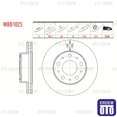 Fiat Ducato Fren Diski Ön 2006-2014 WBD1025