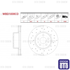 Fiat Ducato Fren Diski Ön Havalandırmalı 2.5 D 2006-2014 