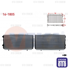 Fiat Ducato Su Radyatörü Mekanik 2.0 JTD 2002-2006 16-1805 - 2