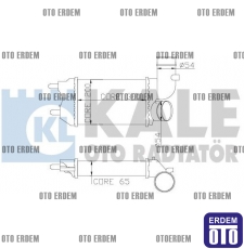 Fiat Ducato Turbo Radyatörü  1307012080  - 2