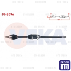 Fiat Egea Aks Sağ Ön Komple 1.4 T-Jet 2015 FI-8096 - 2
