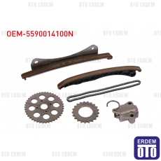 Fiat Egea Doblo Linea Eksantrik Zincir Seti 1.3 MJT OEM-5590014100N