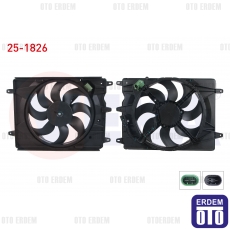 Fiat Egea Fan Motoru Su+Klima Tek Fan 1.3 Mjt 1.4 16v 95 Hp 2015 25-1826 - 2