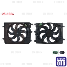 Fiat Egea Fan Motoru Su+Klima Tek Fan 1.3 Mjt 1.4 16v 95 Hp 2015 25-1826