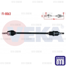 Fiat Grande Punto Aks Sağ Ön Komple 1.2 Mpi 2005-2012 FI-8063 - 2