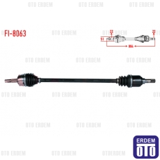 Fiat Grande Punto Aks Sağ Ön Komple 1.2 Mpi 2005-2012 FI-8063