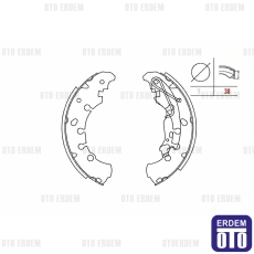 Fiat Grande Punto Fren Balata Arka WGNBS-FI018 - 2