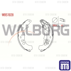 Fiat Linea Fren Pabucu Arka 2007>> WBS1028 - 2