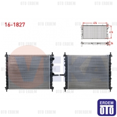 Fiat Marea Su Radyatörü Mekanik 1.6i 16V 1996-2002 16-1827 - 2