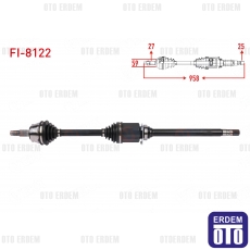 Fiat Panda Aks Sağ Ön Komple 1.2 2003-2012 46308259