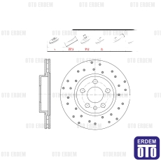Fiat Scudo Fren Diski Ön 1996-2006  - 2