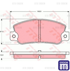 Fiat Tempra Arka Fren Balatası TRW (Disk Fren İçin Uyumlu) 5892729 - 3