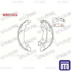 Fiat Tempra Tipo Fren Pabucu Arka 1990-2000 WBS1026 - 2