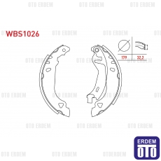 Fiat Tempra Tipo Fren Pabucu Arka 1990-2000 WBS1026