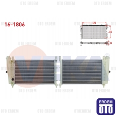 Fiat Uno 70 Su Radyatörü Mekanik 1.4i M-T 1994-2000 16-1806 - 2