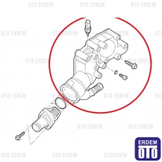 Fiorino Su Flanşı Müşürlü Vernet 9654775080 - 2