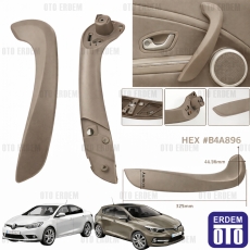 Fluence Megane 3 Bej Kapı Çekme Kolu Sol Kolçak 809540001R - 2