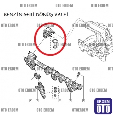 Laguna Benzin Geri dönüş Valfi 7700872504 - 4