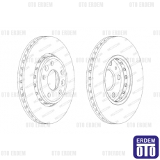 Latitude Ön Fren Diski Ferodo Tk 402060002R - 2