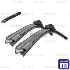 Megane 2 Bosch Silecek Süpürgesi Faz 2 (2006-2010) SILECEK SETI AEROTWIN 600-450MM 