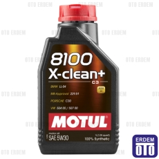 Motul 8100 X-Clean+ 5W30 1Lt Motor Yağı 