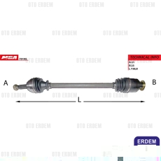 Ön Aks Komple R19 Sağ 7701349972