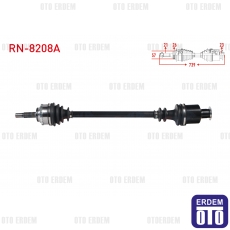 Renault Clio 2 Aks Sağ Ön Komple 1.4i 16V 1998-2005 RN-8208A
