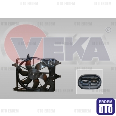 Renault Clio 2 Fan Motoru Su Radyatörü Davlumbazlı Tekli Fan 1.5 Dcı 1998-2005 25-3506 - 2