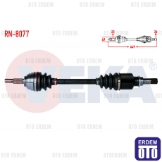 Renault Clio 3 Dacia Logan Aks Sol Ön Komple 2005-2012 RN-8077 - 2