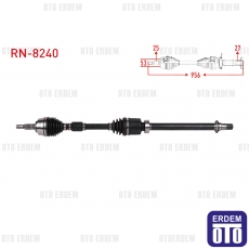 Renault Clio 5 Aks Sağ Ön Komple 1.3 Tce 2019>> RN-8240
